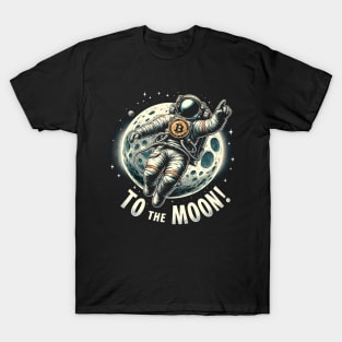 To the moon! - Bitcoin T-Shirt